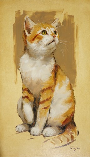 Original art oil painting - art,