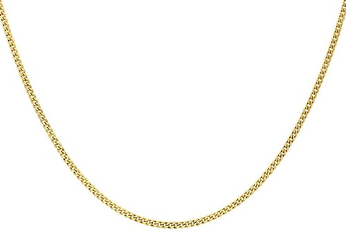 9ct gold curb - 9ct, 16