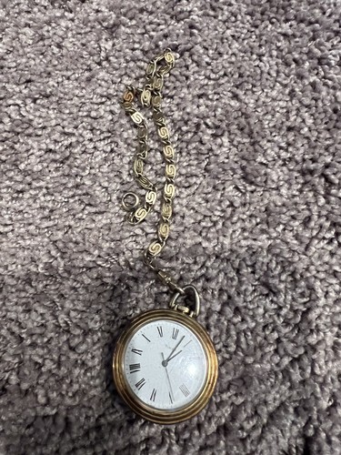 Timex pocket watch with chain - watch,