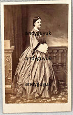 CDV LADY NAMED ISABELLA SOPHIA RUSSELL BY DICKINSON ANTIQUE PHOTO LORD CHARLES