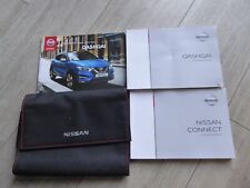 NISSAN QASHQAI 2017-2020 HANDBOOK OWNERS MANUAL NAVI WALLET PRINT 07.2019