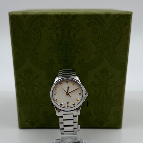 Gucci timeless 27mm silver - g-timeless,