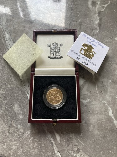 Gold full sovereign proof 1994 - sovereign,