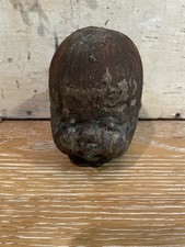Antique/Vintage Doll  Cast Copper Baby Doll Head Mold, Strange, Weird