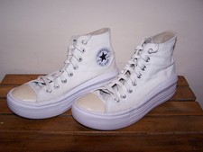 Converse All White Wedge Hi