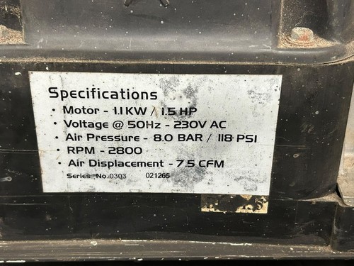 230v oil free portable - 230v,