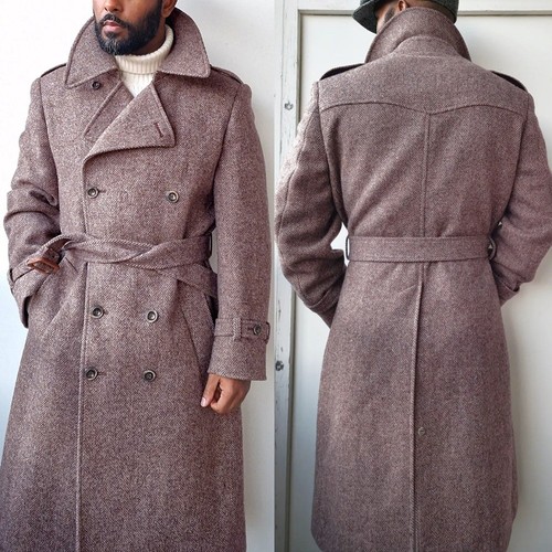 New men coats with belt - new,