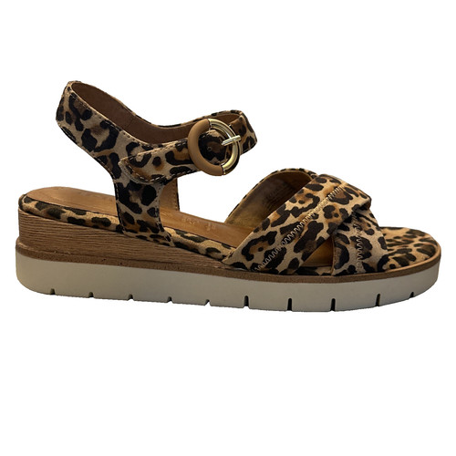 Tamaris wedge womens leopard - tamaris,
