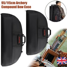 Archery 95/115cm Compound Bow Case Shoulder Lightweight Adjustable Straps UK