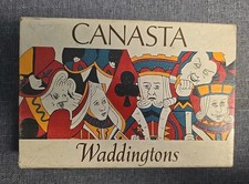 Vintage Waddingtons Canasta Bolivia Samba Card Game in Original Box