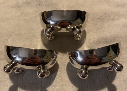 Trio antique silver - of,