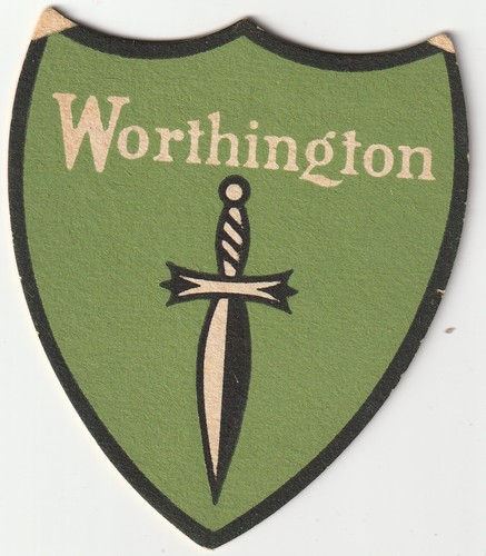 Beer mat worthington brewery - beer,