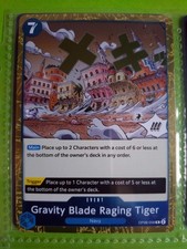 Gravity Blade Raging Tiger - One Piece CCG: Wings of the Captain (OP06)