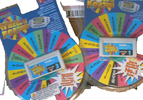 Wheel fortune handheld - wheel, of