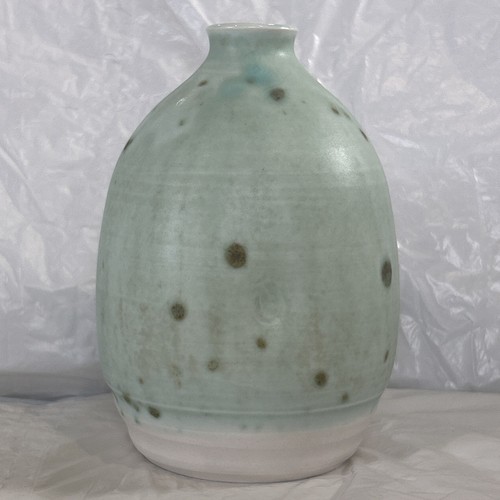 Studio pottery celadon dimple - celadon,