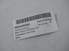 LAND ROVER HEADLAMP HEADLIGHT BALLAST RANGE ROVER TD6 VOGUE  '03