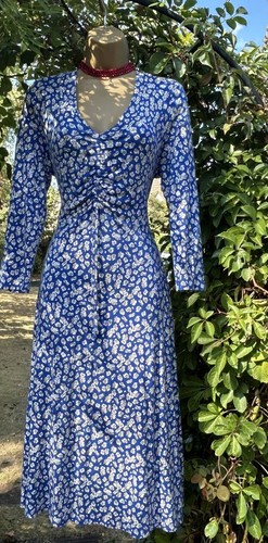 Hobbs line blue - blue, midi