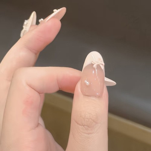 Floral bow press - bow, nails