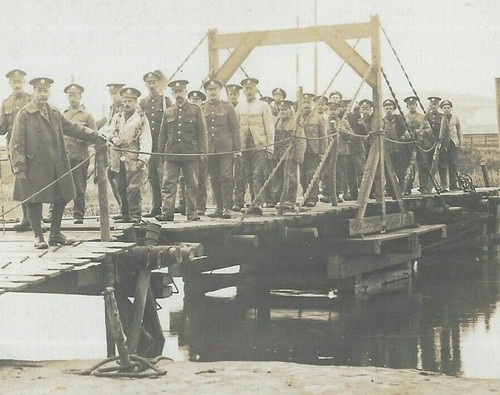 Ww1 military photo postcard - military,