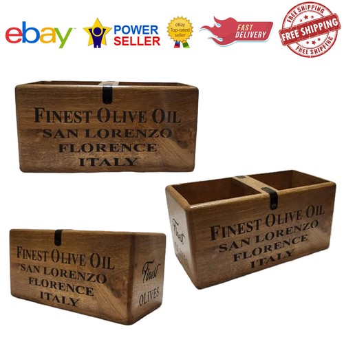 Rustic wooden storage boxes - wooden,