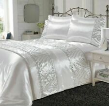 Luxuries Crystal SHIMMER Diamante Duvet Quilt Cover Set + Pillow Case Bed Set