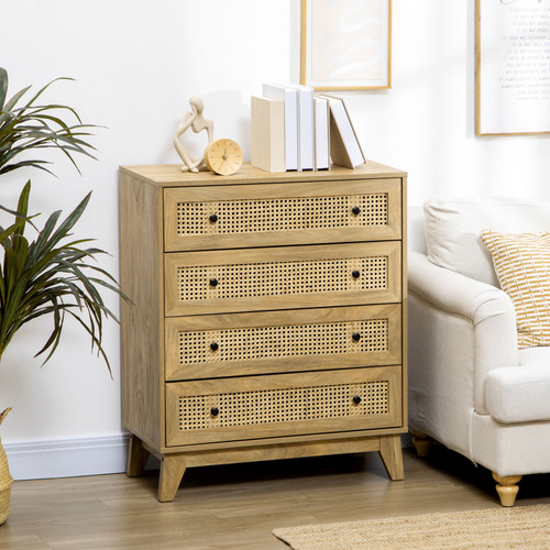 Rattan chest drawers - chest, of