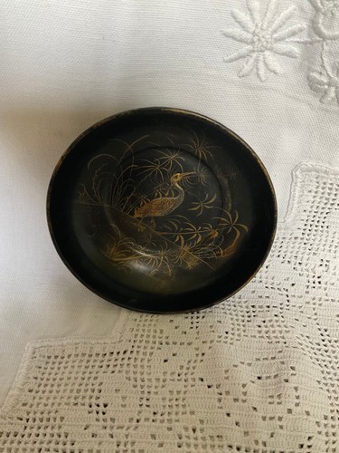 Vintage japanese lacquer bowl - lacquer,