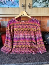 Adini Women's Tunic Top Size L1 100% Cotton Multicoloured Bnwot