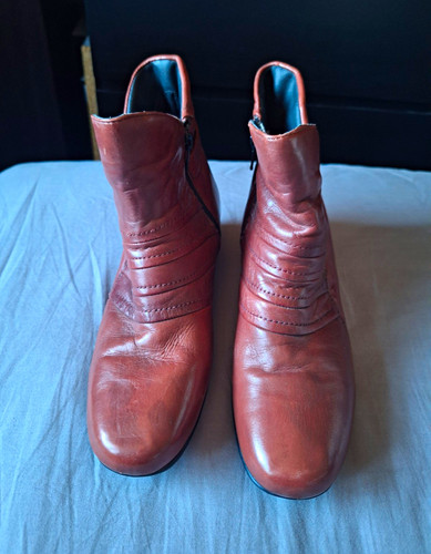 Pavers brown leather - brown, ankle