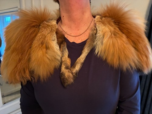 Vintage 1950s retro fox fur
