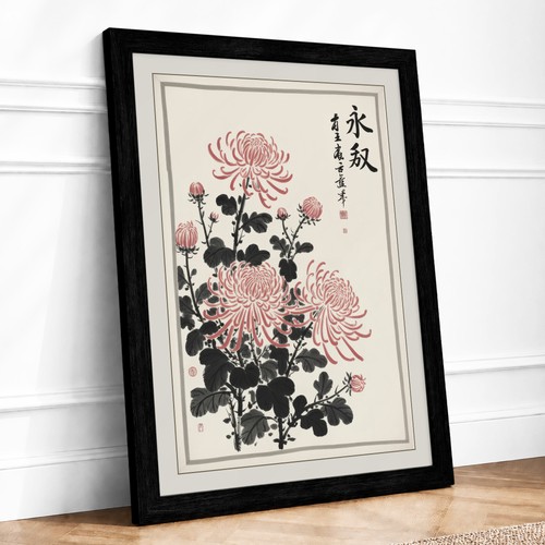 Chrysanthemum study japandi - chrysanthemum,
