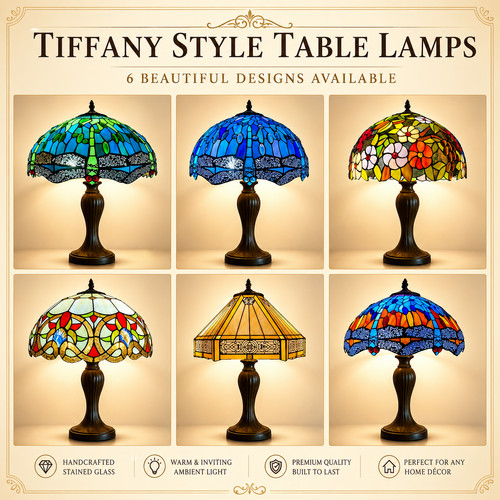 Tiffany table lamp inch - lamp,