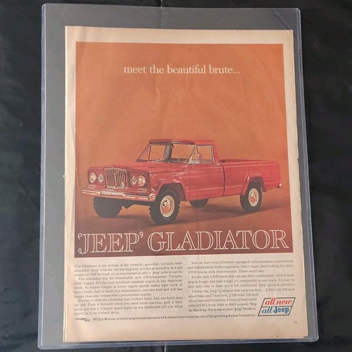 Willy jeep gladiator - '62,