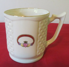 IRISH PARIAN CLADDAGH FRIENDSHIP RING DESIGN DONEGAL CHINA MUG