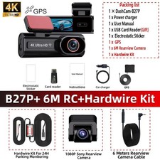 4K WiFi Dash Cam Front & Rear