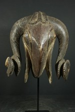 African animal ram head crest - african,
