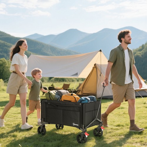 Outsunny folding trolley - outsunny,
