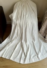 LOVELY BESPOKE IVORY / CREAM JACQUARD DAMASK CURTAINS