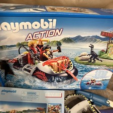 Important See Description Playmobil 9435 Action Dino Hovercraft Free Uk Postage