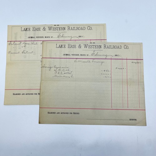 1892 lake erie western - lake, &