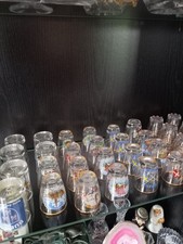 37 tot glasses with designs
