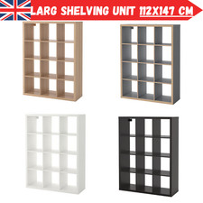 KALLAX Shelving Unit Heavy duty Bookshelf Cube Storage or Sideboard organizer