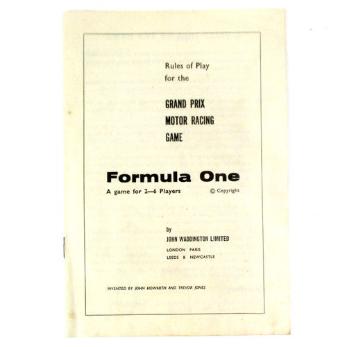 Waddingtons formula 1962 - waddingtons,