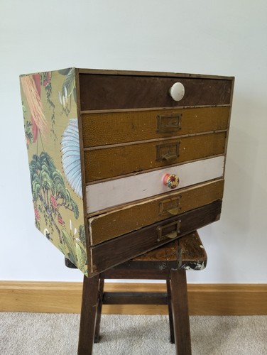 Vintage upcycled chinoiserie - vintage,