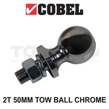 Heavy Duty Tow Ball 2" 50MM 2000KG Capacity Boat Trailer ATV Towing Hitch 9284