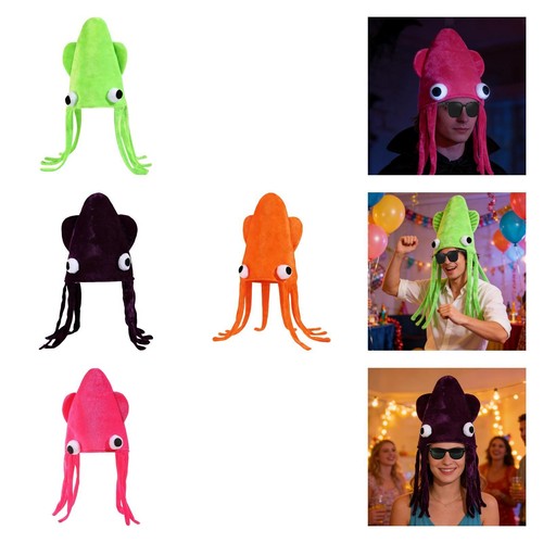 Squid hat octopus party cap - party,