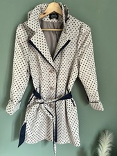 Mac Coat Lovely Lightweight Jacket Size 12 Beautiful Buttons Unique Design