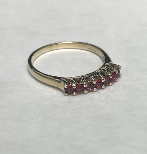 9ct yellow gold ring - ring, spinel