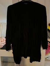 ladies black cardigan peacocks