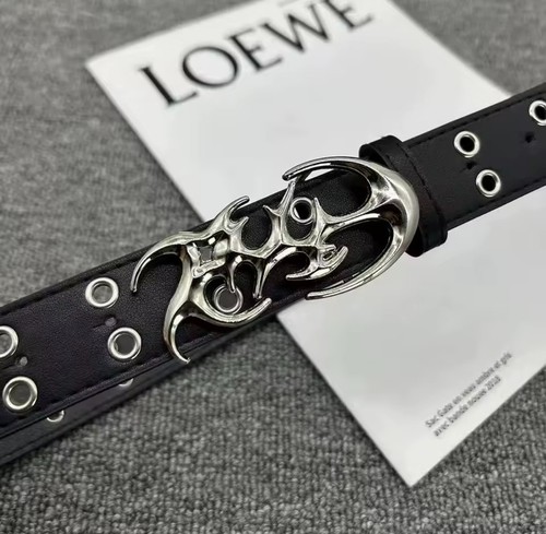 Leather belt metal stud - metal,